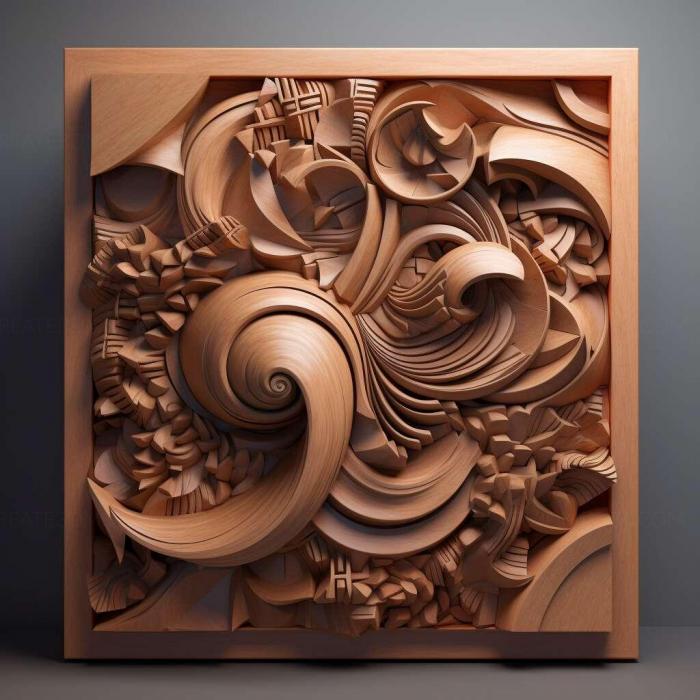 نموذج ثلاثي الأبعاد لآلة CNC 3D Art 